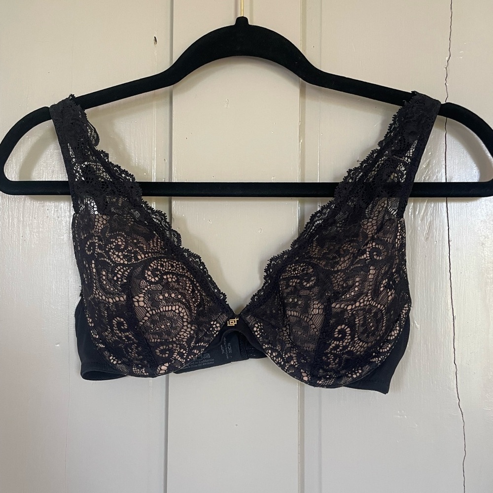 ThirdLove Black Lace Plunge Bra Sexy Cute Adjustable Straps Full Coverage NWOT - Picture 12 of 12